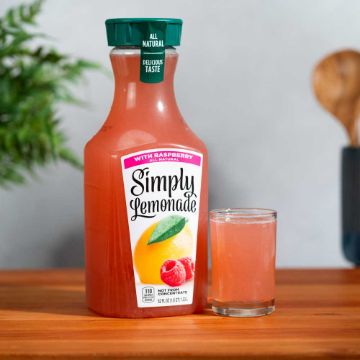 Simply Lemonade with Raspberry - 52 fl oz