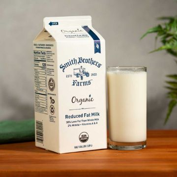 Smith Brothers Farms Organic 2% Milk - half gallon