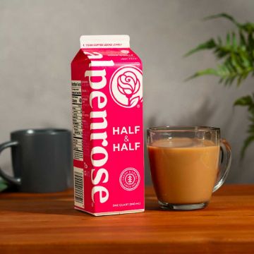 Alpenrose Half & Half - quart