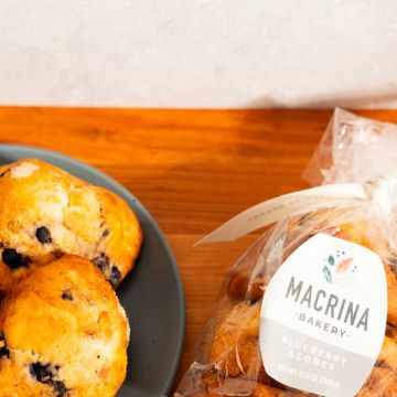 Macrina Bakery Mini Blueberry Scones - 4 count