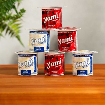 Yami Multi-Pack Raspberry/Vanilla Yogurt - 6 pk of 4 oz