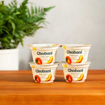 Chobani Peach Greek Yogurt - 4 pack