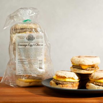 Seattle Bagel Bakery Sausage Breakfast Sandwich - 4 count