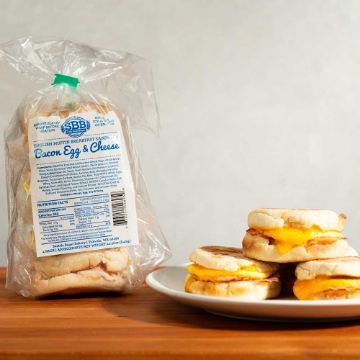 Seattle Bagel Bakery Bacon Breakfast Sandwich - 4 count