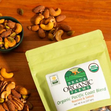 Braga Organic Pacific Coast Nut Mix - 8 oz